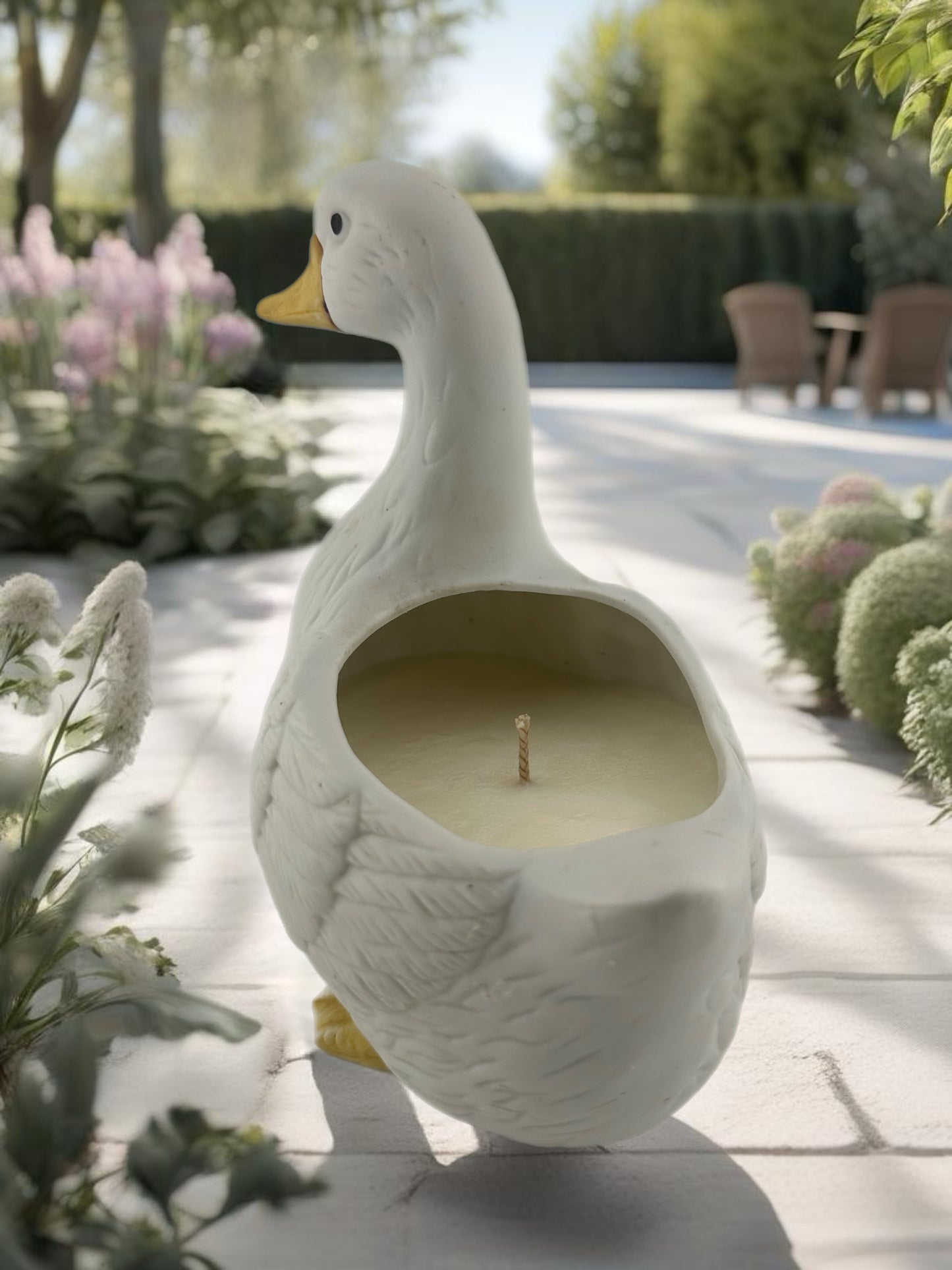 Vintage Goose Candle