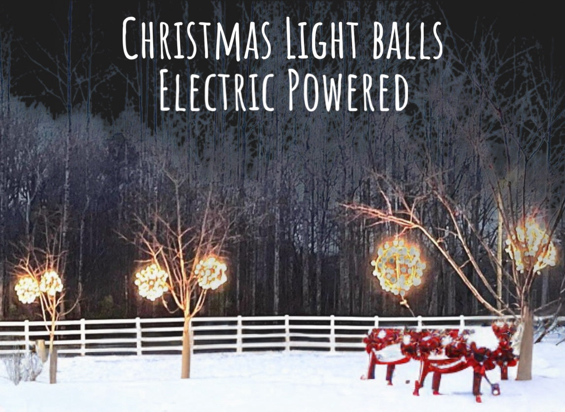 Handmade Incandescent Electric Light Balls